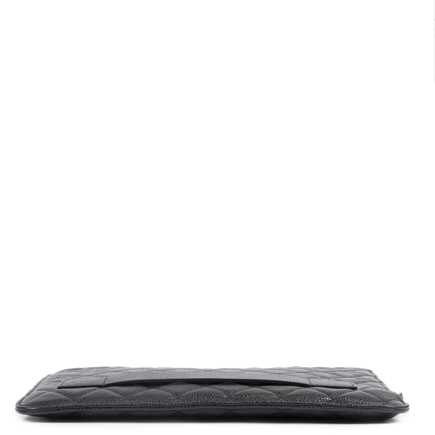 Chanel Black Caviar Leather Zip Around Clutch aan de beste prijs online