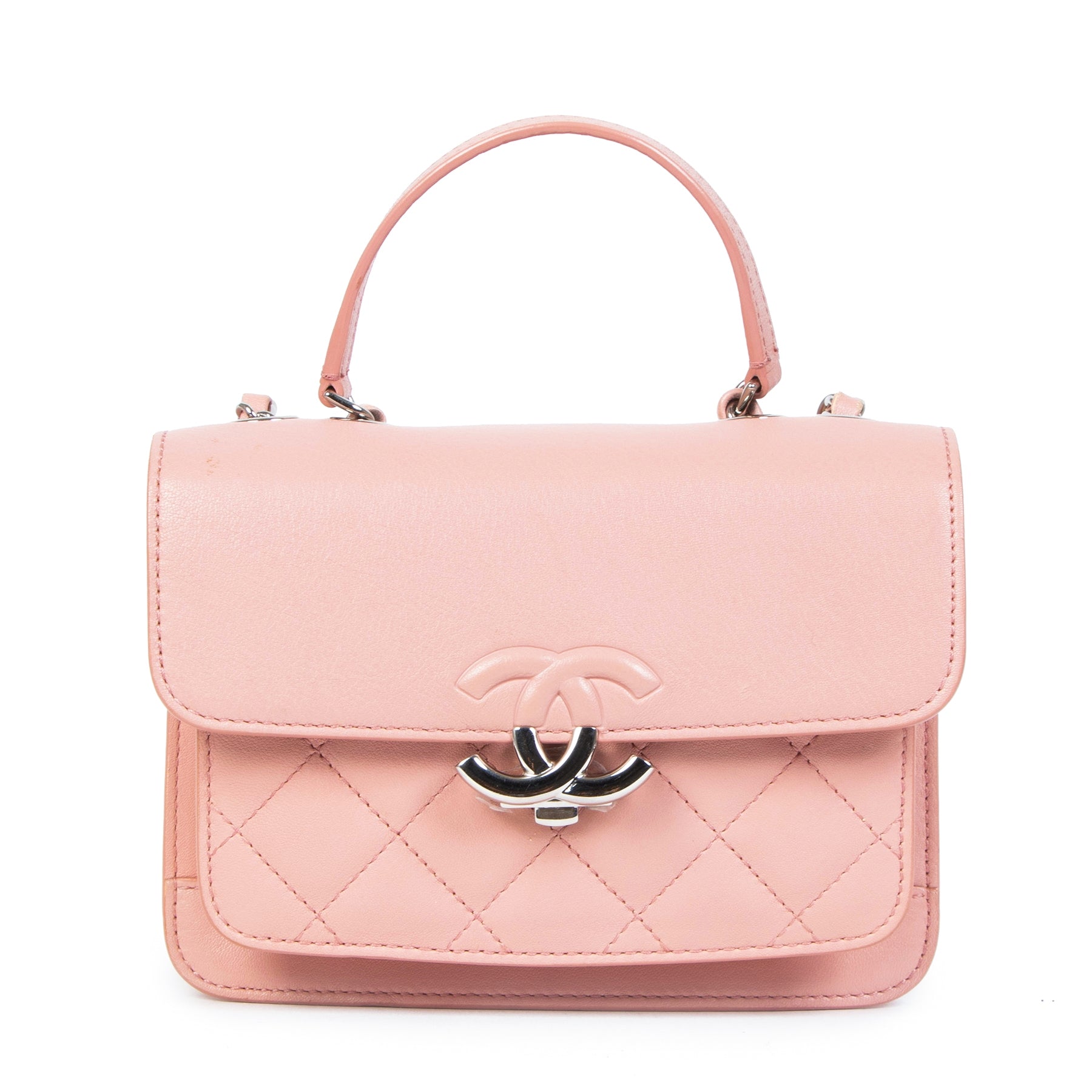 Chanel Pastel Pink Flap Bag for the best price at Labellov