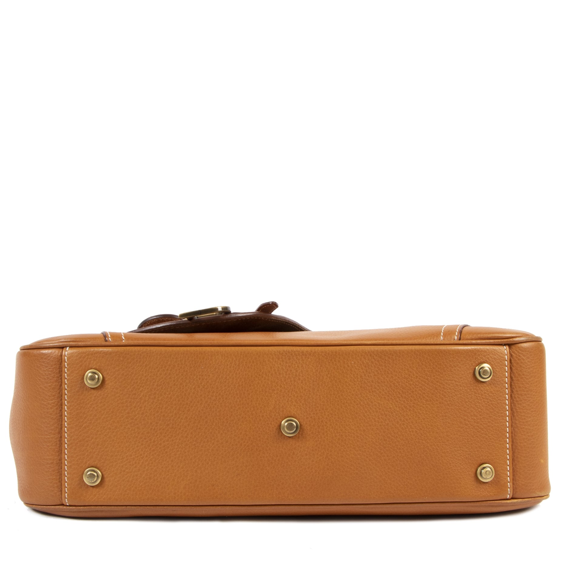 Sac Messenger Christian Dior Saddle en Cuir Cognac