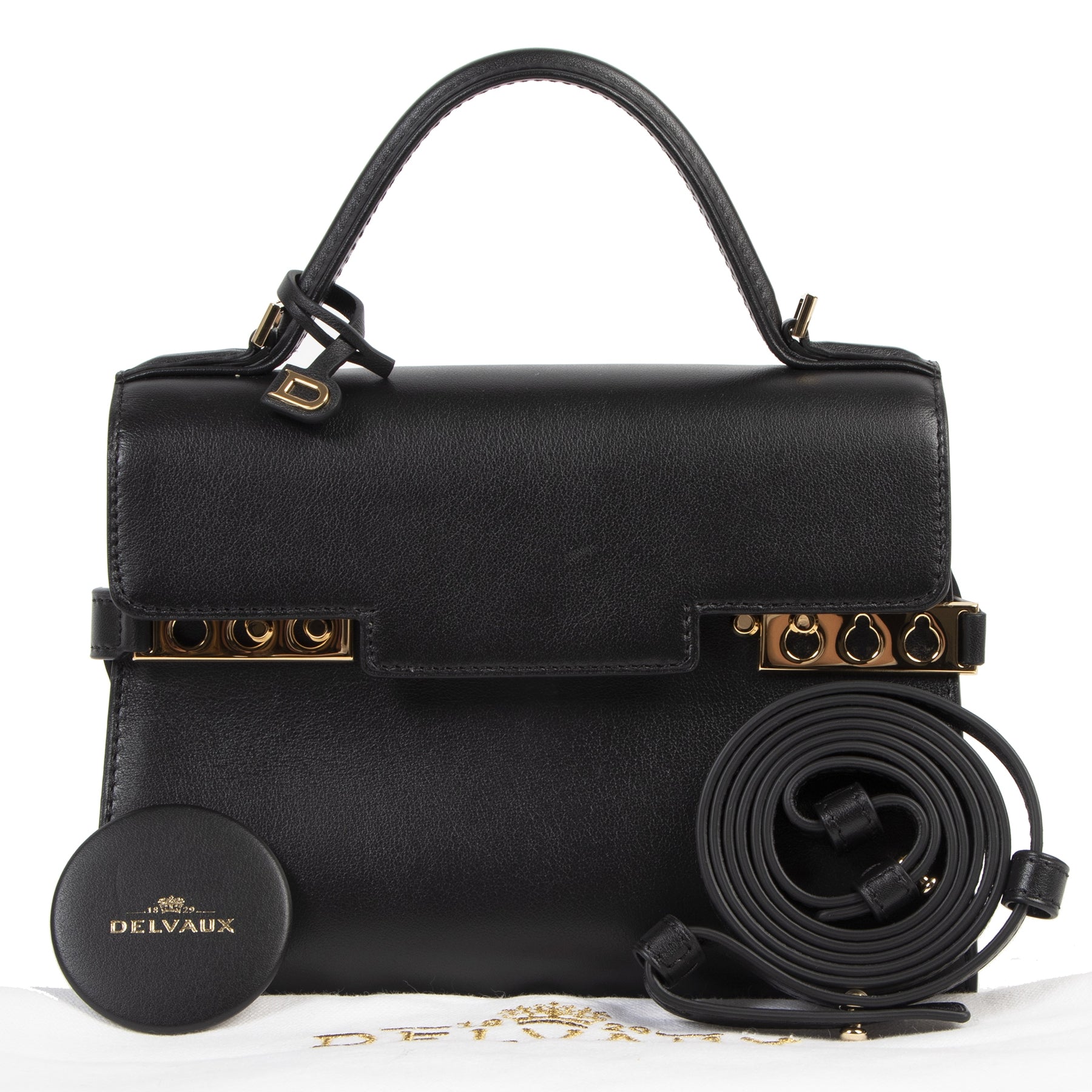 Never Used Limited Delvaux Tempête Mini Calf Souple