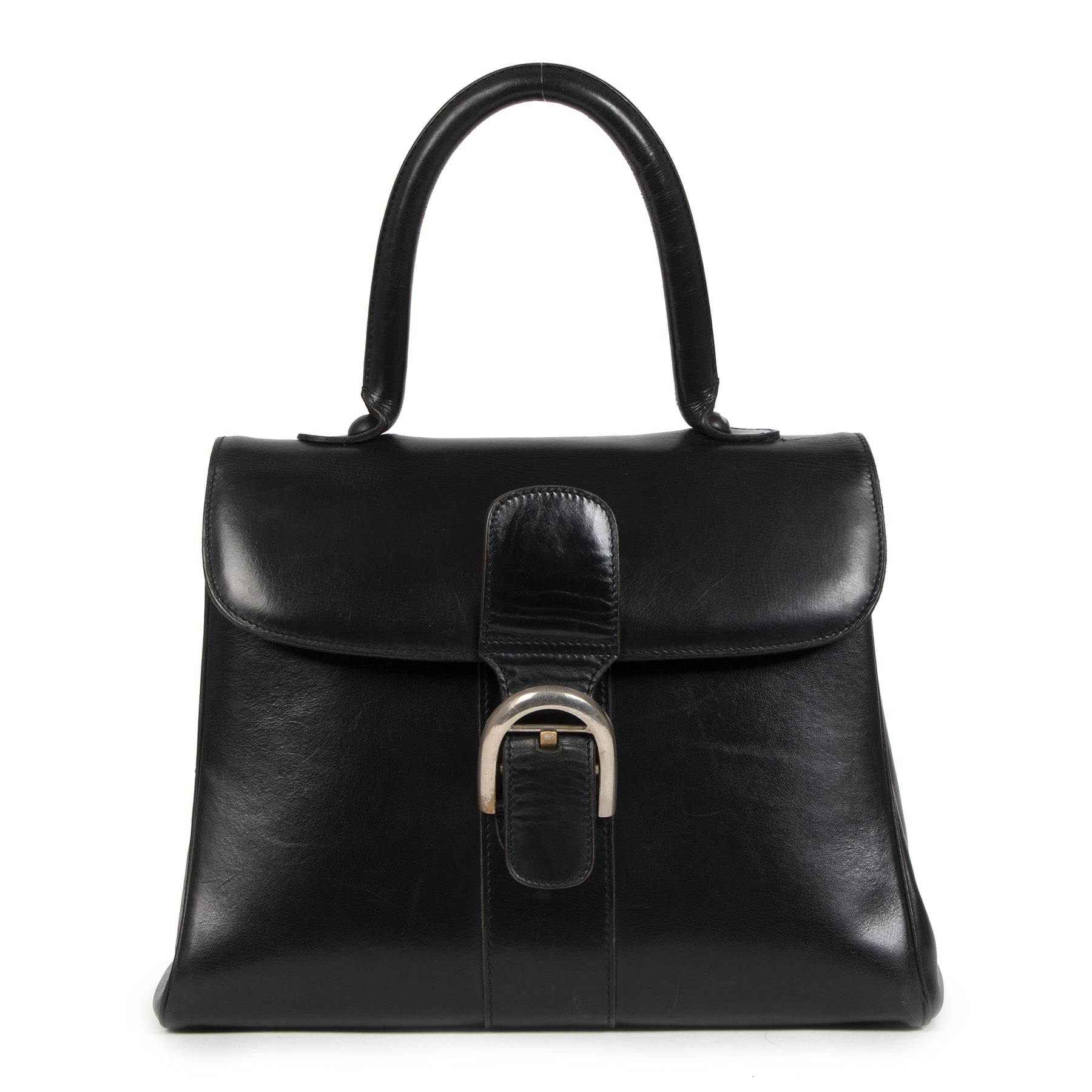 Delvaux Black Boxcalf Brillant MM