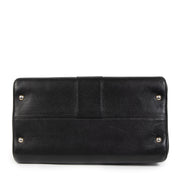 Authentic secondhand Delvaux Brillant Black MM Bag + Strap designer bags fashion luxury vintage webshop safe secure online shopping worldwide shipping delivery