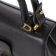 Authentique seconde-main vintage Delvaux Black Mini Brillant Bag achète en ligne webshop LabelLOV