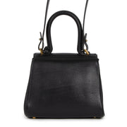 Authentieke tweedehands vintage Delvaux Black Mini Brillant Bag koop online webshop LabelLOV
