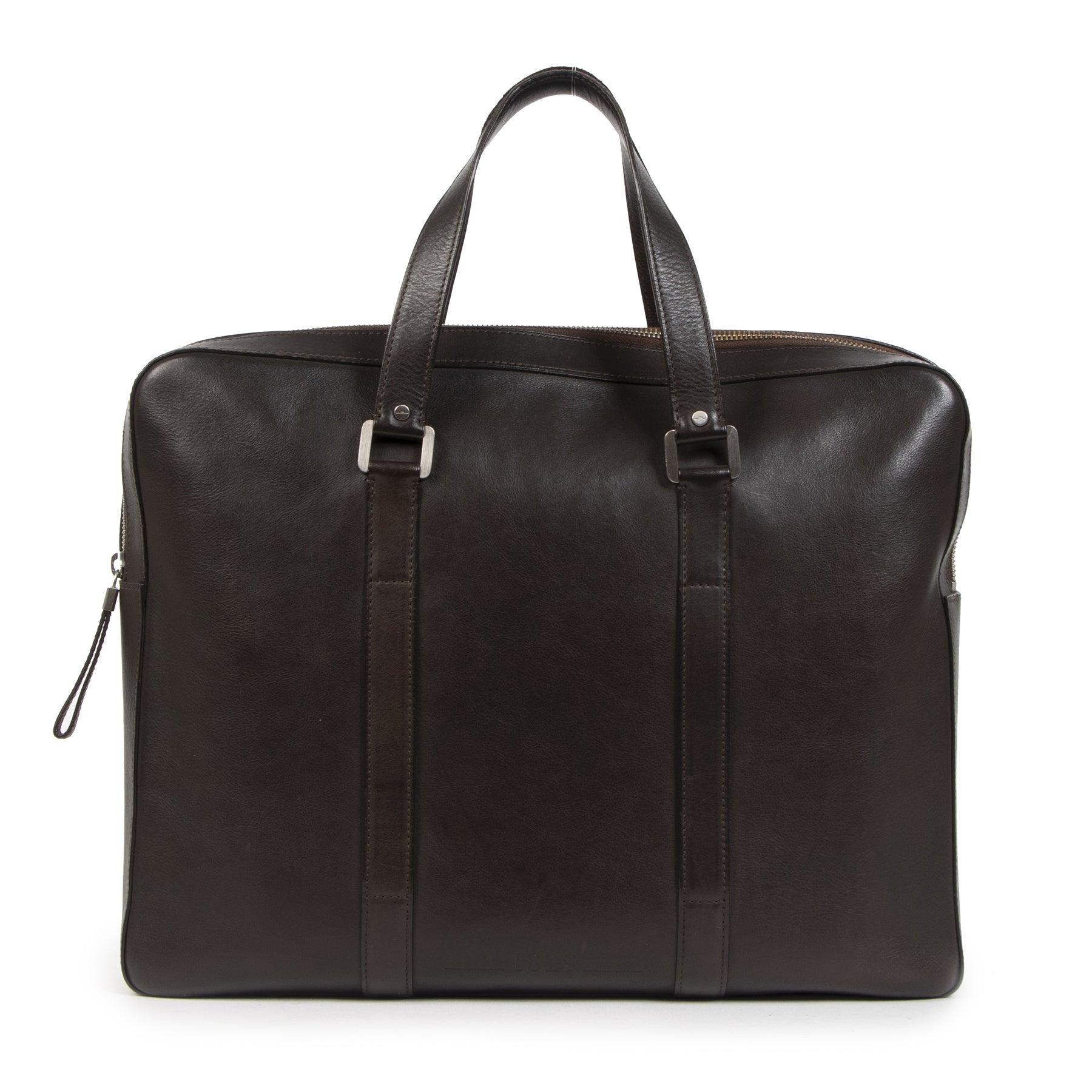 Authentic secondhand Delvaux Chocolate Brown 1829 Newspaper Bag designer bags fashion designer brands luxury vintage webshop safe secure online shopping worldwide shipping delivery