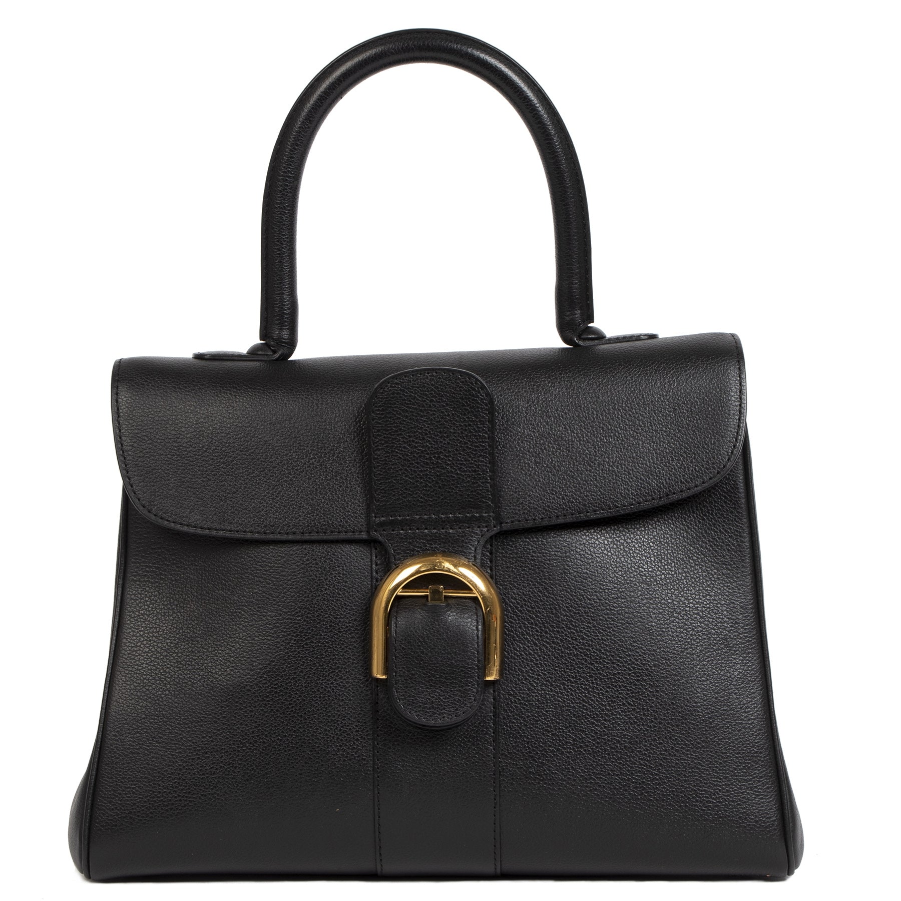 Delvaux Brillant Black MM GHW + Strap