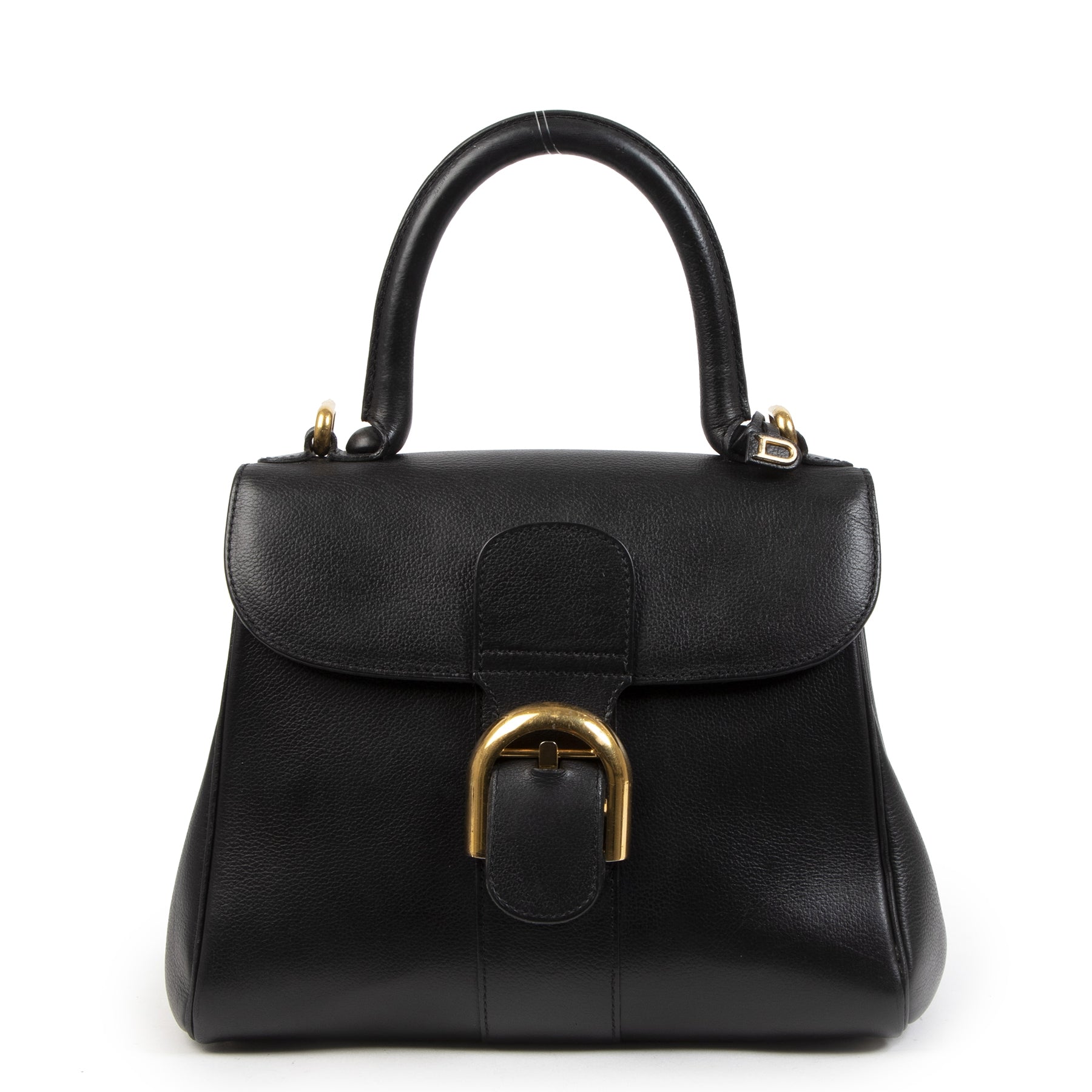 Authentieke Tweedehands Delvaux Brillant Black PM GHW juiste prijs veilig online shoppen luxe merken webshop winkelen Antwerpen België mode fashion