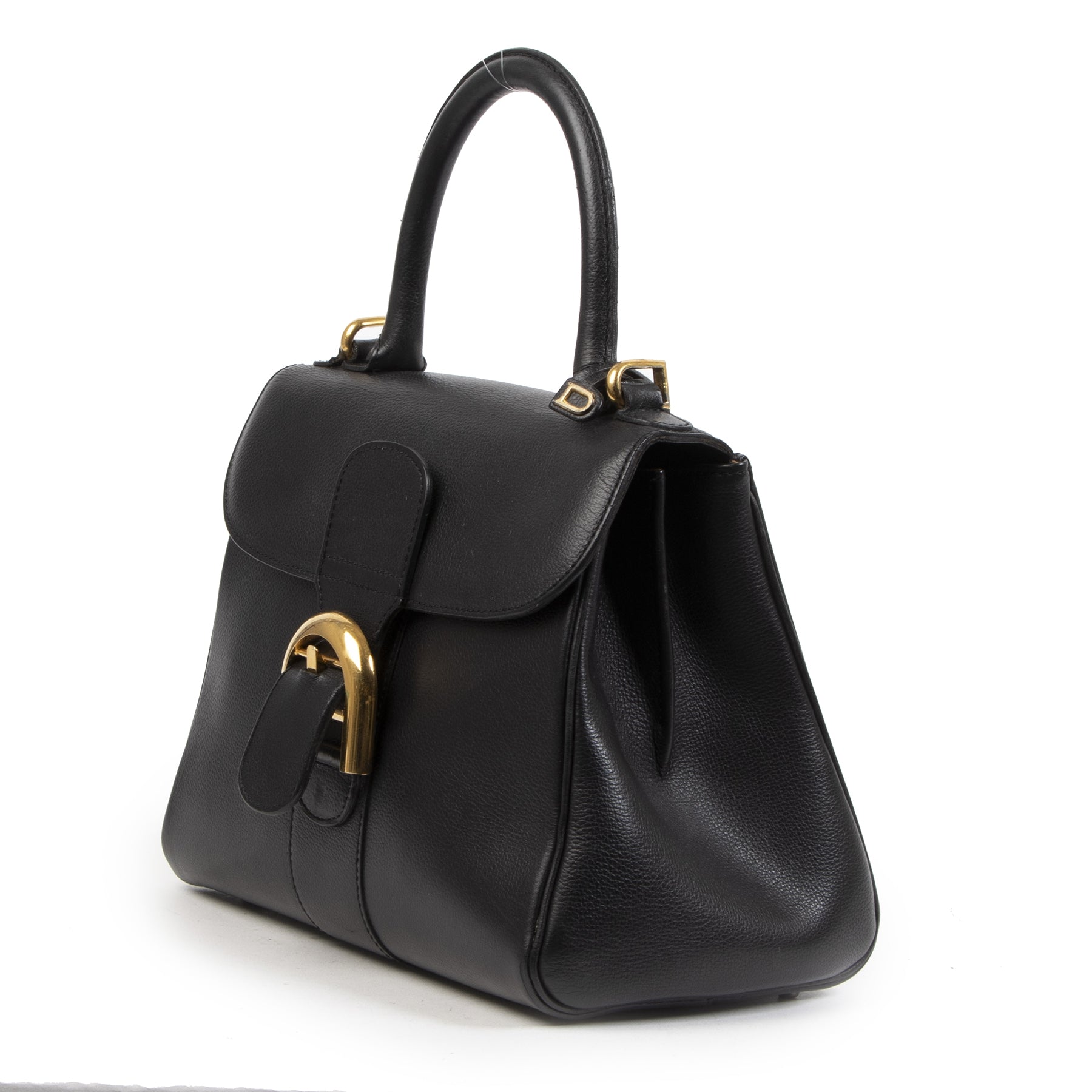 Authentic secondhand Delvaux Brillant Black PM GHW designer bags luxury vintage webshop designer brands fashion safe secure shopping worldwide shipping