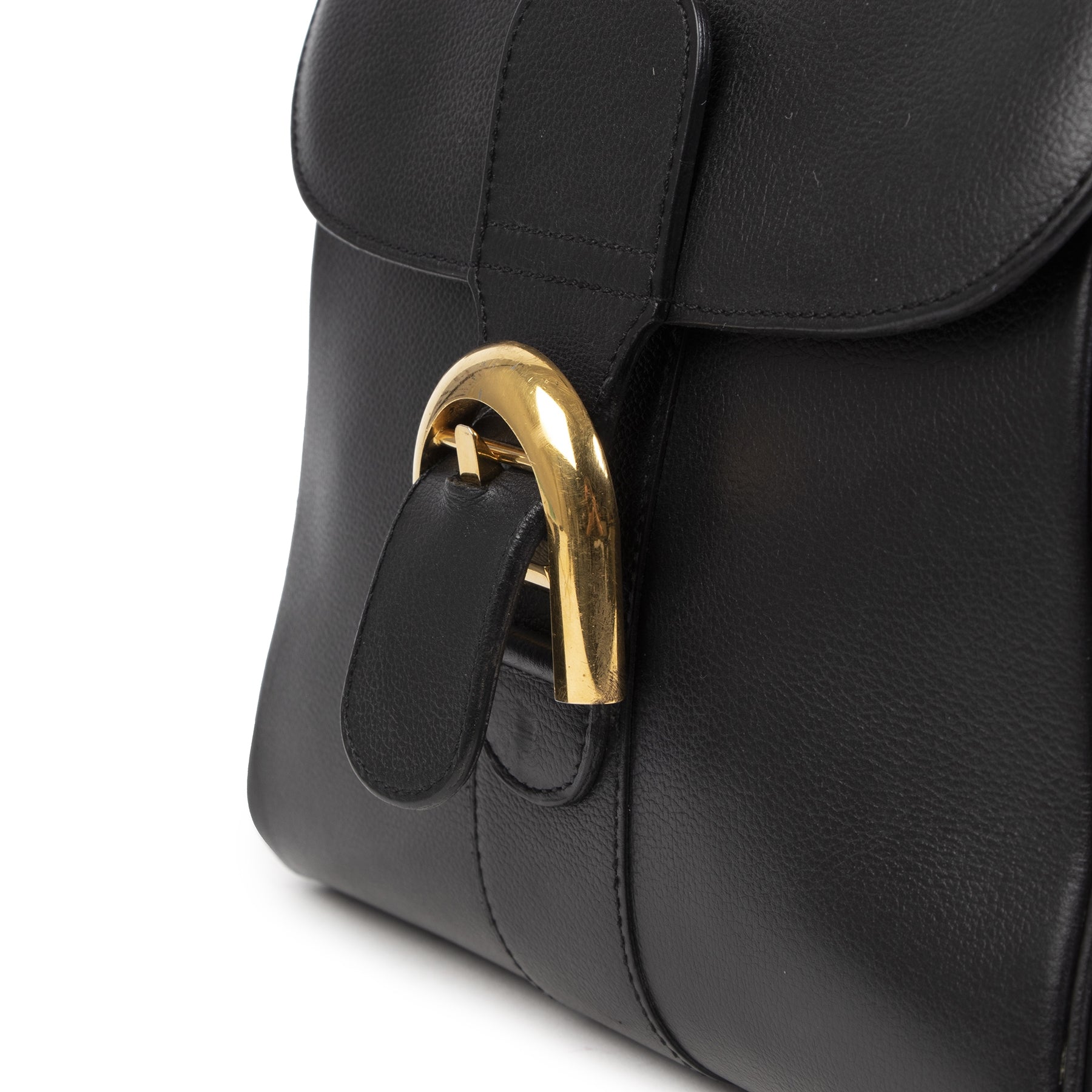 Authentic secondhand Delvaux Brillant Black PM GHW designer bags luxury vintage webshop designer brands fashion safe secure shopping worldwide shipping