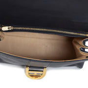 Authentic secondhand Delvaux Brillant Navy Blue MM Bag designer bags fashion designer brands luxury vintage webshop safe secure online shopping worldwide shipping