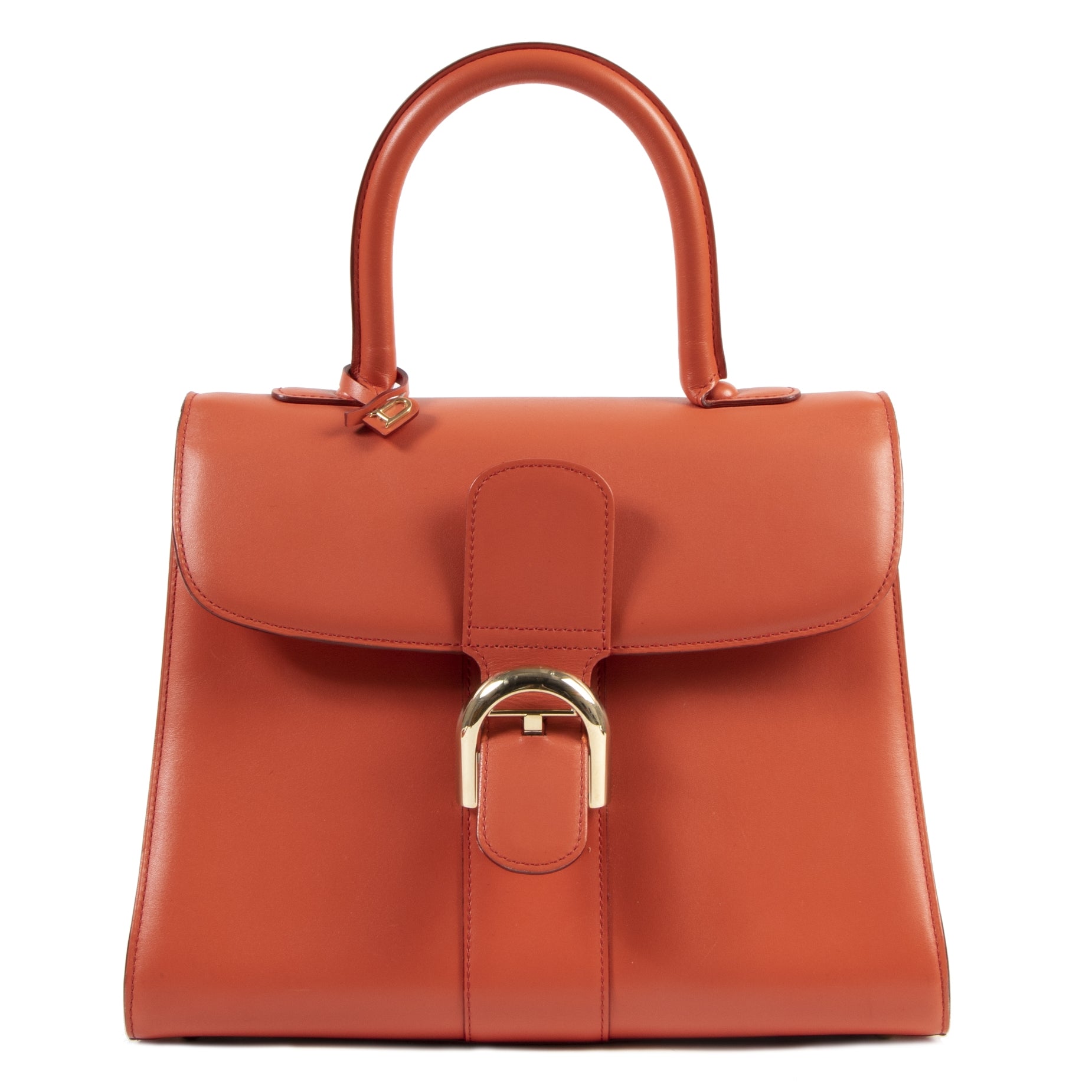 Delvaux Brillant Corail MM + Strap