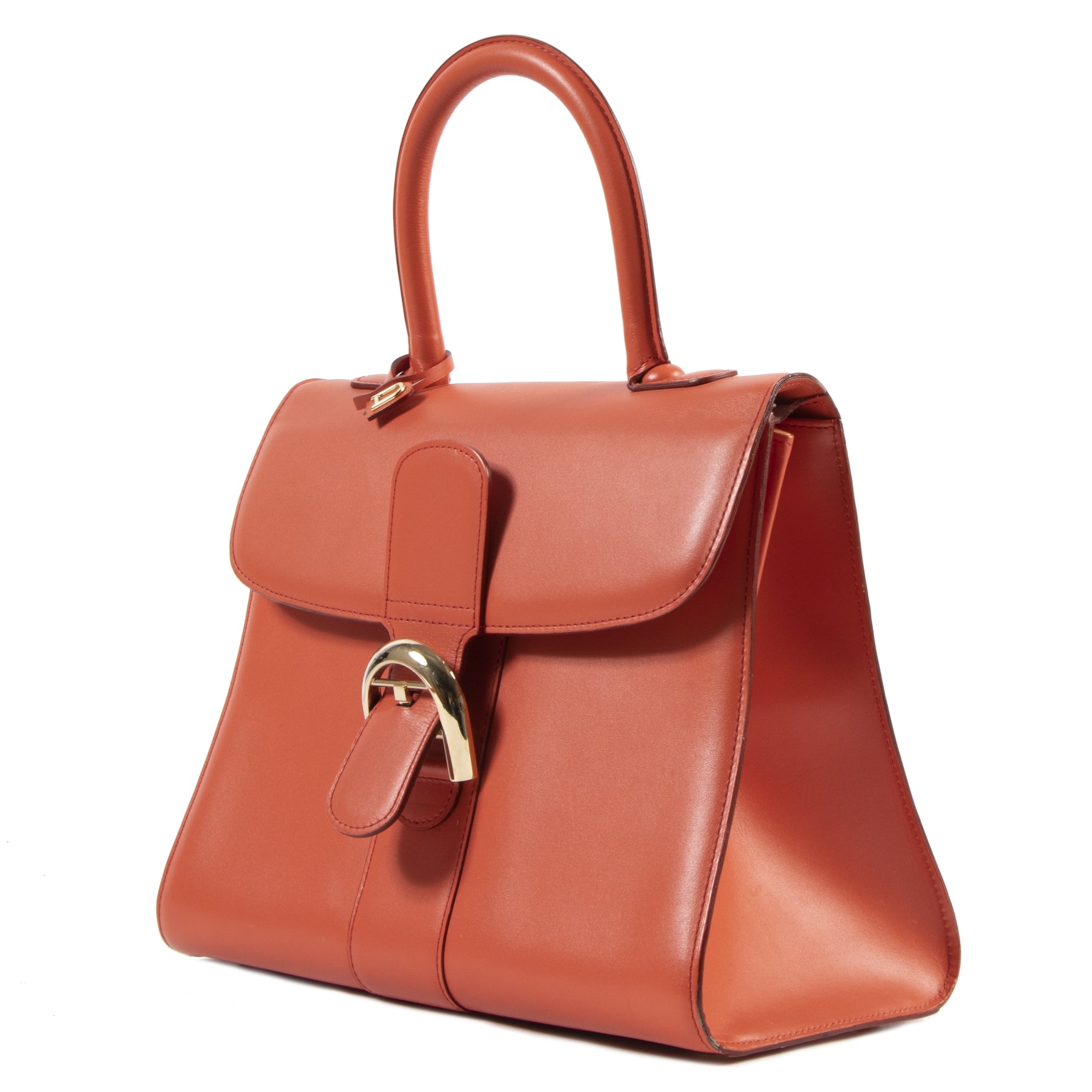 Delvaux Brillant Corail MM + Strap for the best price at Labellov secondhand luxury