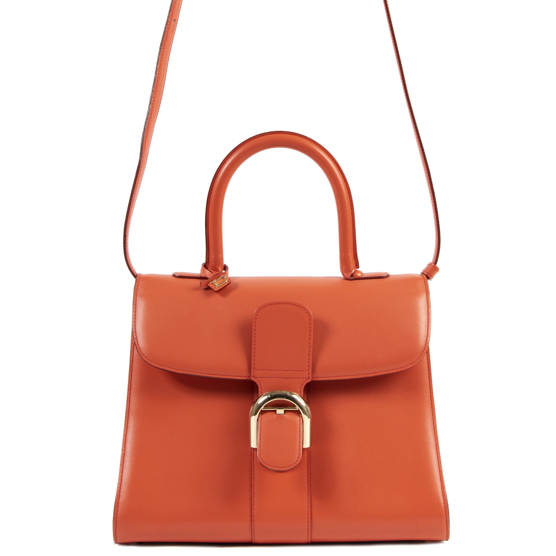 We buy and sell your authentic Delvaux Brillant Corail MM + Strap