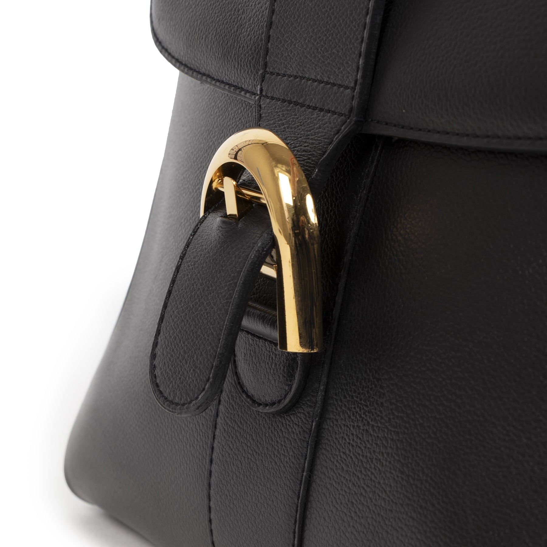 koop veilig online Delvaux Black Brillant MM