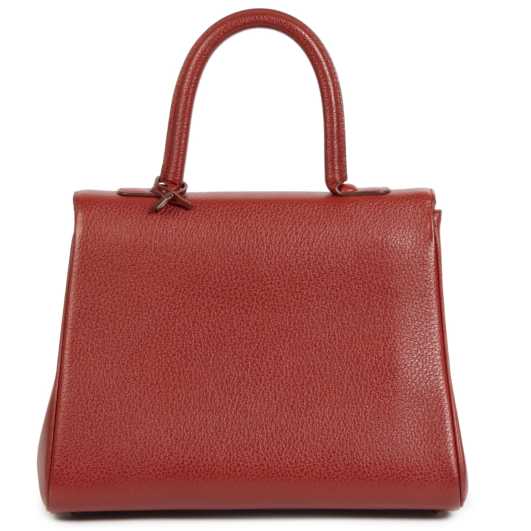 Delvaux Brillant MM red authentic secondhand at the right price online webshop LabelLOV luxury brand shop LabelLOV Antwerp Belgium