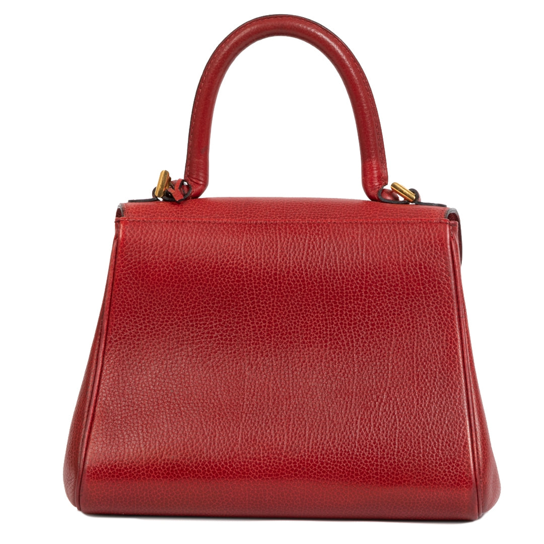 Delvaux Brillant PM Dark Red Bag