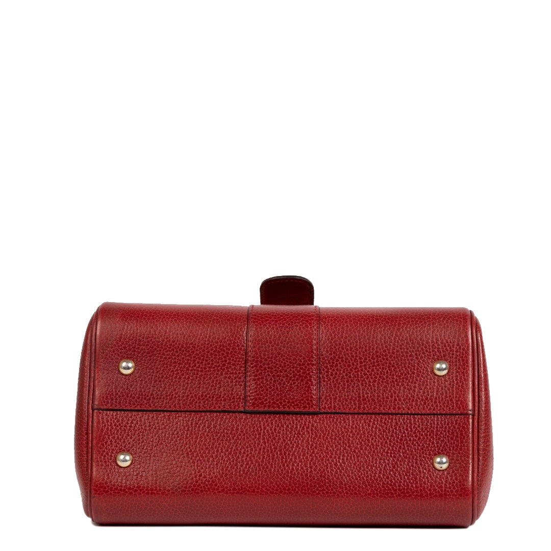 Delvaux Brillant PM Dark Red Bag