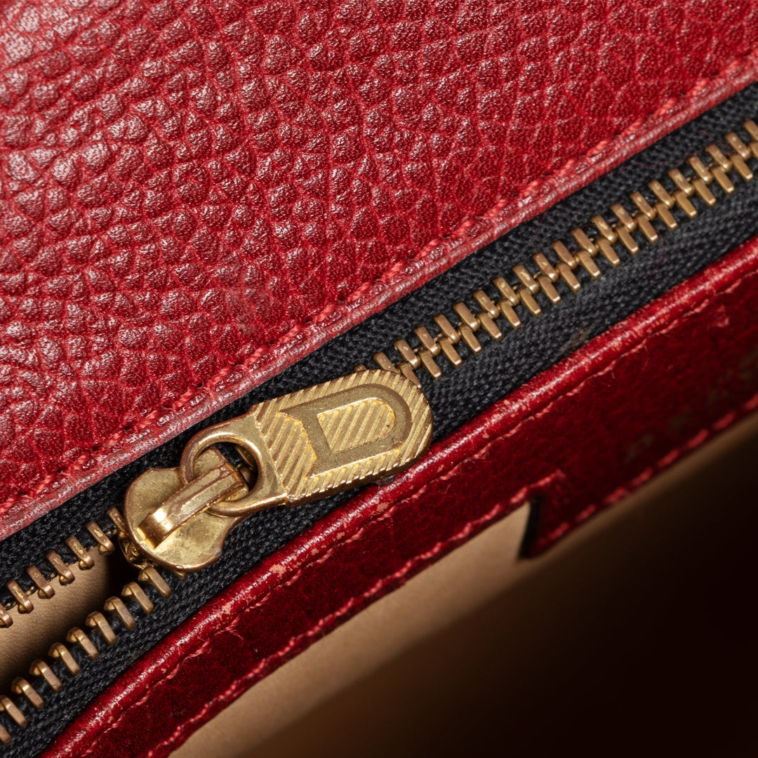 Delvaux Brillant PM Dark Red Bag