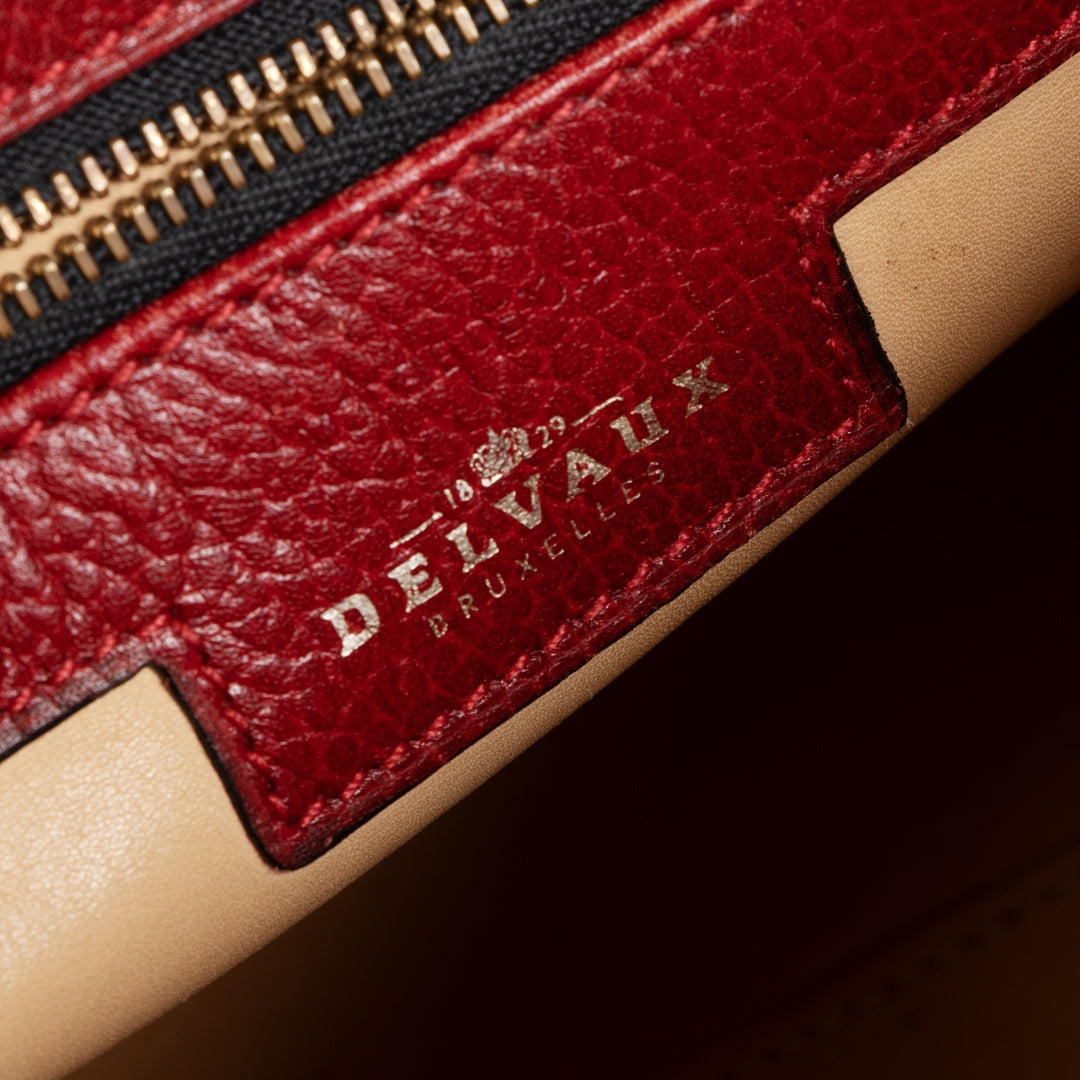 Delvaux Brillant PM Dark Red Bag