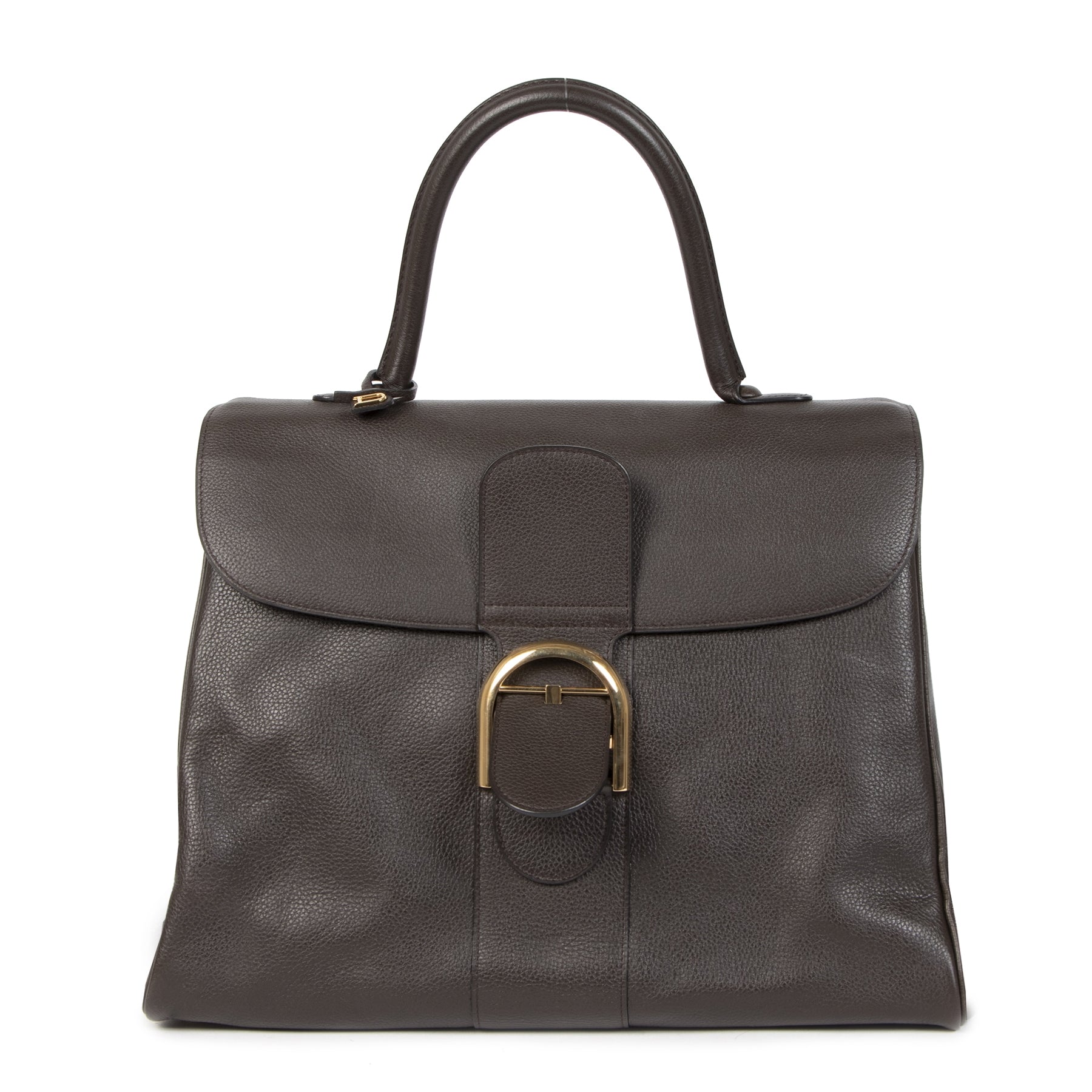 Delvaux Brown Brillant GM+ Souple Bag