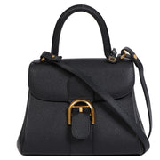 Delvaux Brillant PM Navy Blue + Strap for the best price at Labellov. We buy and sell your authentic designer bags online