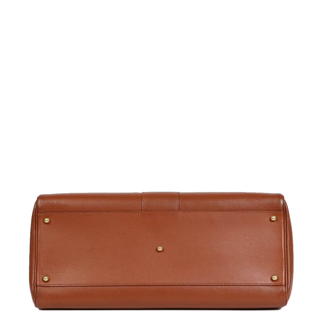 Delvaux Cognac Brillant GM + Strap
