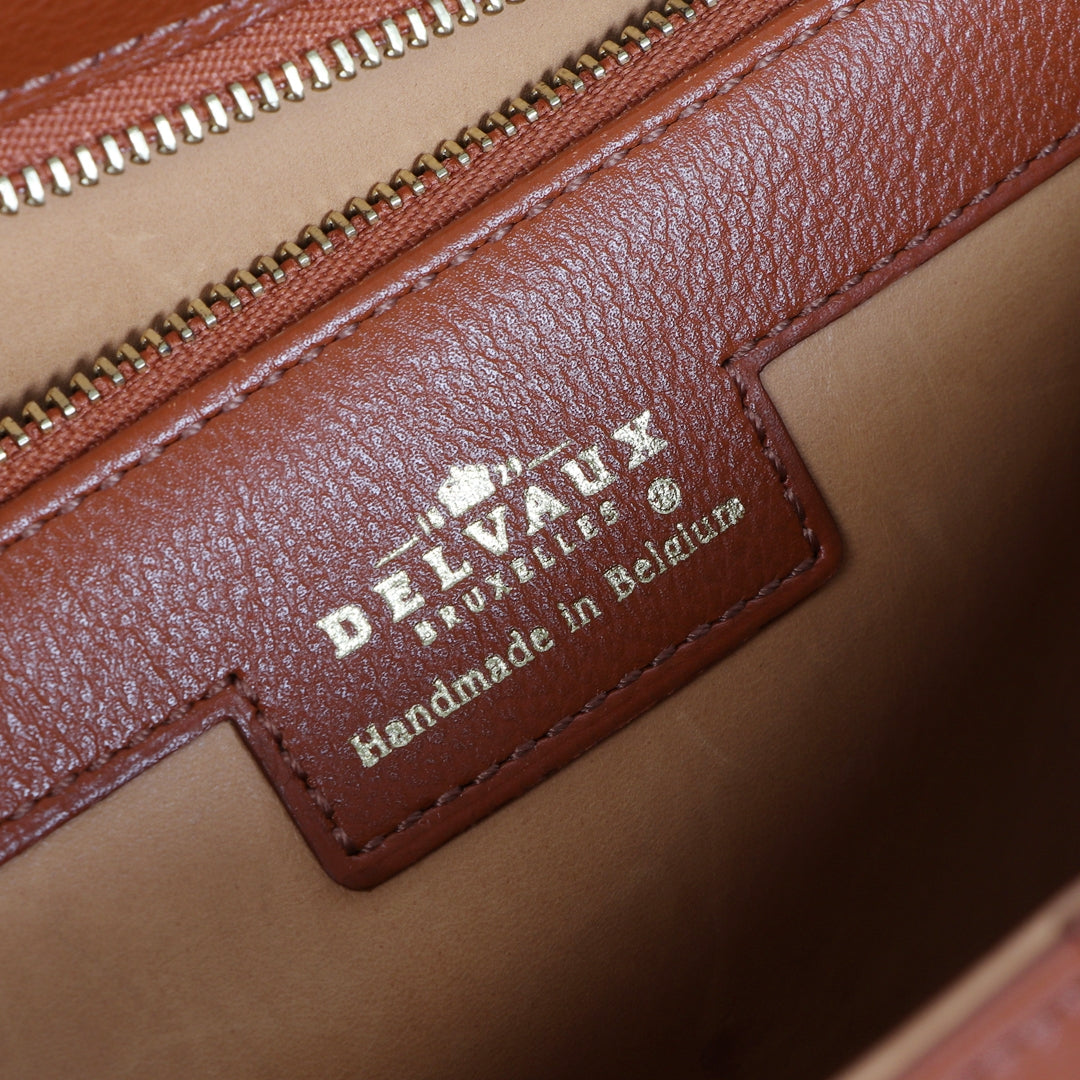 Delvaux Cognac Brillant GM + Strap pour le meilleur prix chez Labellov à Anvers