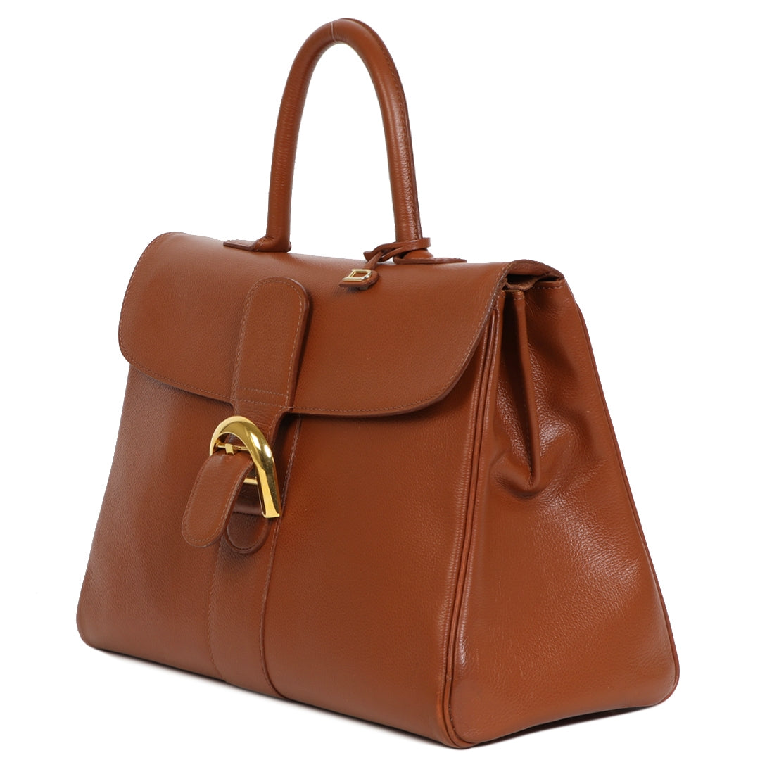 Koop en verkoop 100% authentieke Delvaux Cognac Brillant GM + Strap aan de beste prijs