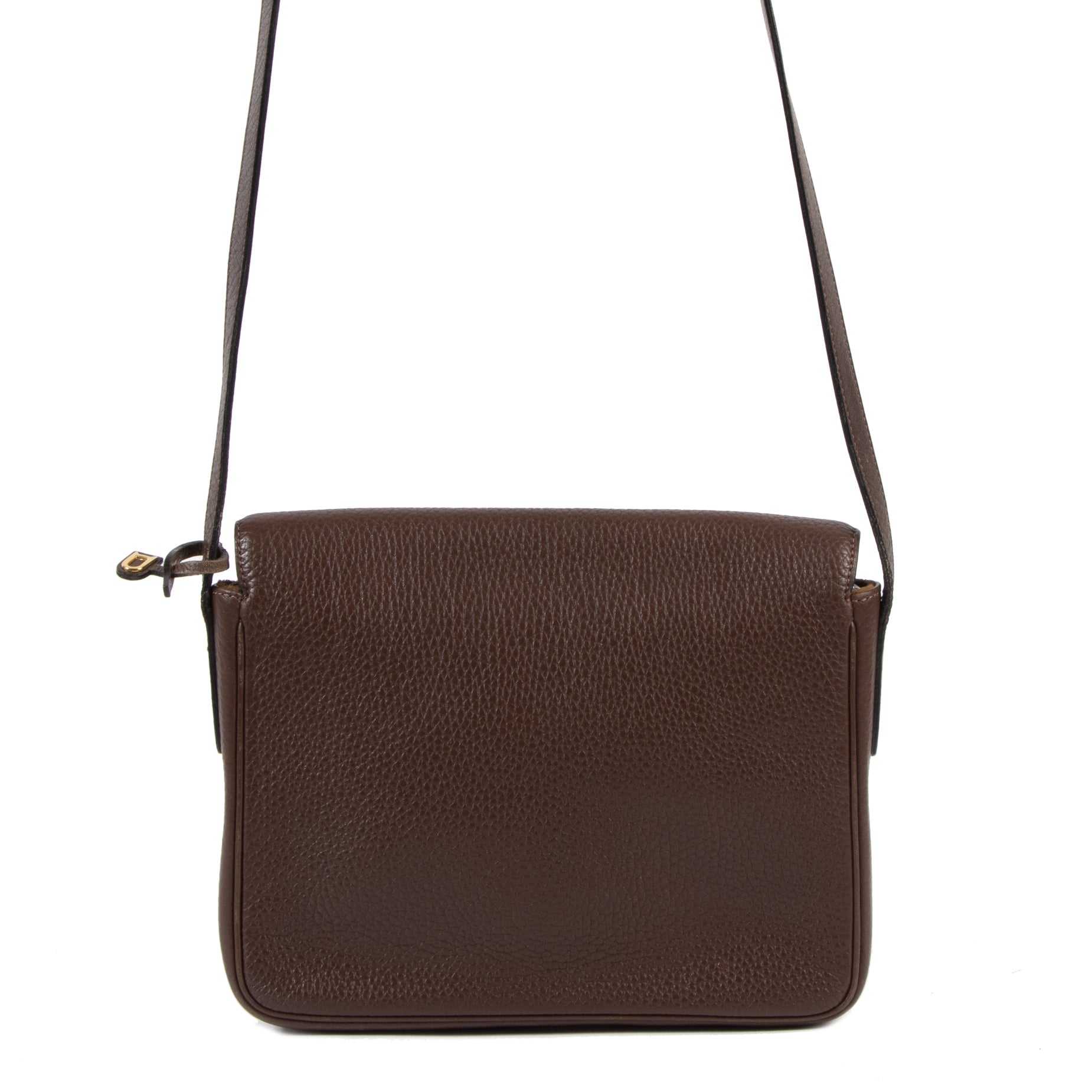 acheter en ligne seconde main Delvaux Brown D Cross Body Bag