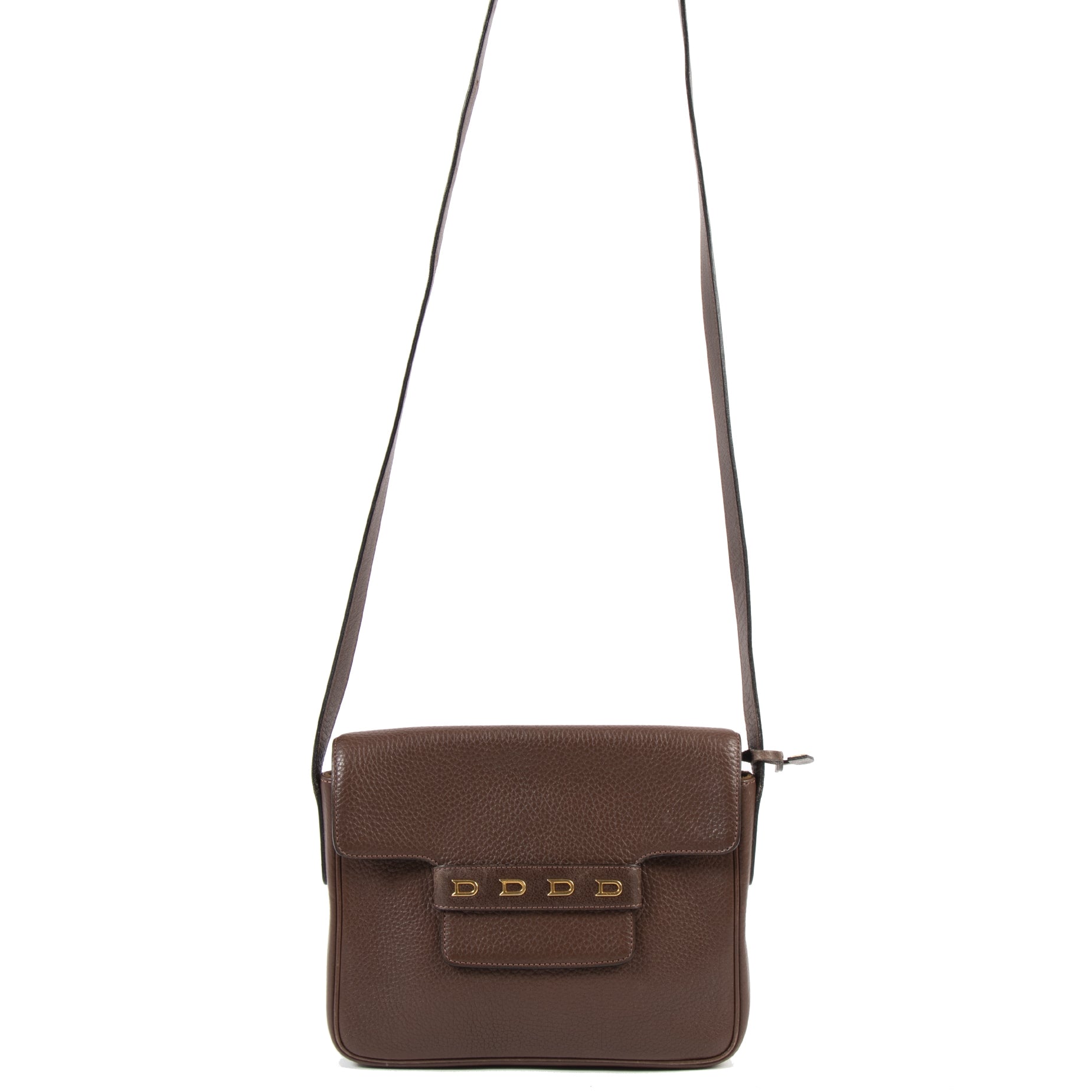 shop safe online Delvaux Brown D Cross Body Bag