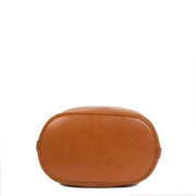 Delvaux Cognac Leather Calicot Bucket Bag pour le meilleur prix chez Labellov à Anvers