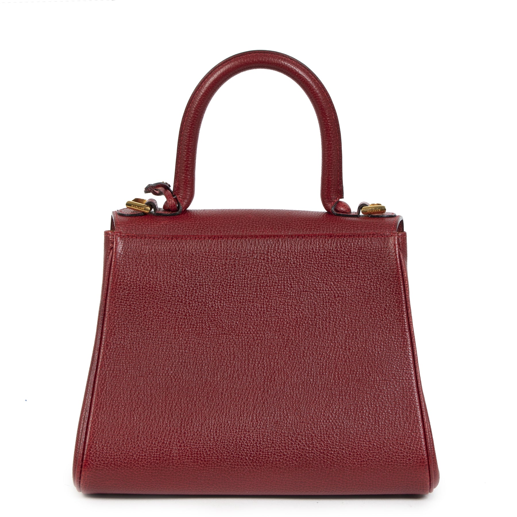 Authentieke Tweedehands Delvaux Brillant PM Burgundy juiste prijs veilig online shoppen luxe merken webshop winkelen Antwerpen België mode fashion