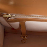 Authentic secondhand Delvaux Brillant East West Camel Bag designer bags fashion designer brands luxury vintage webshop safe secure online shopping worldwide shipping delivery