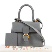 Delvaux grey brillant PM bag for the best price at Labellov secondhand luxury in Antwerp
