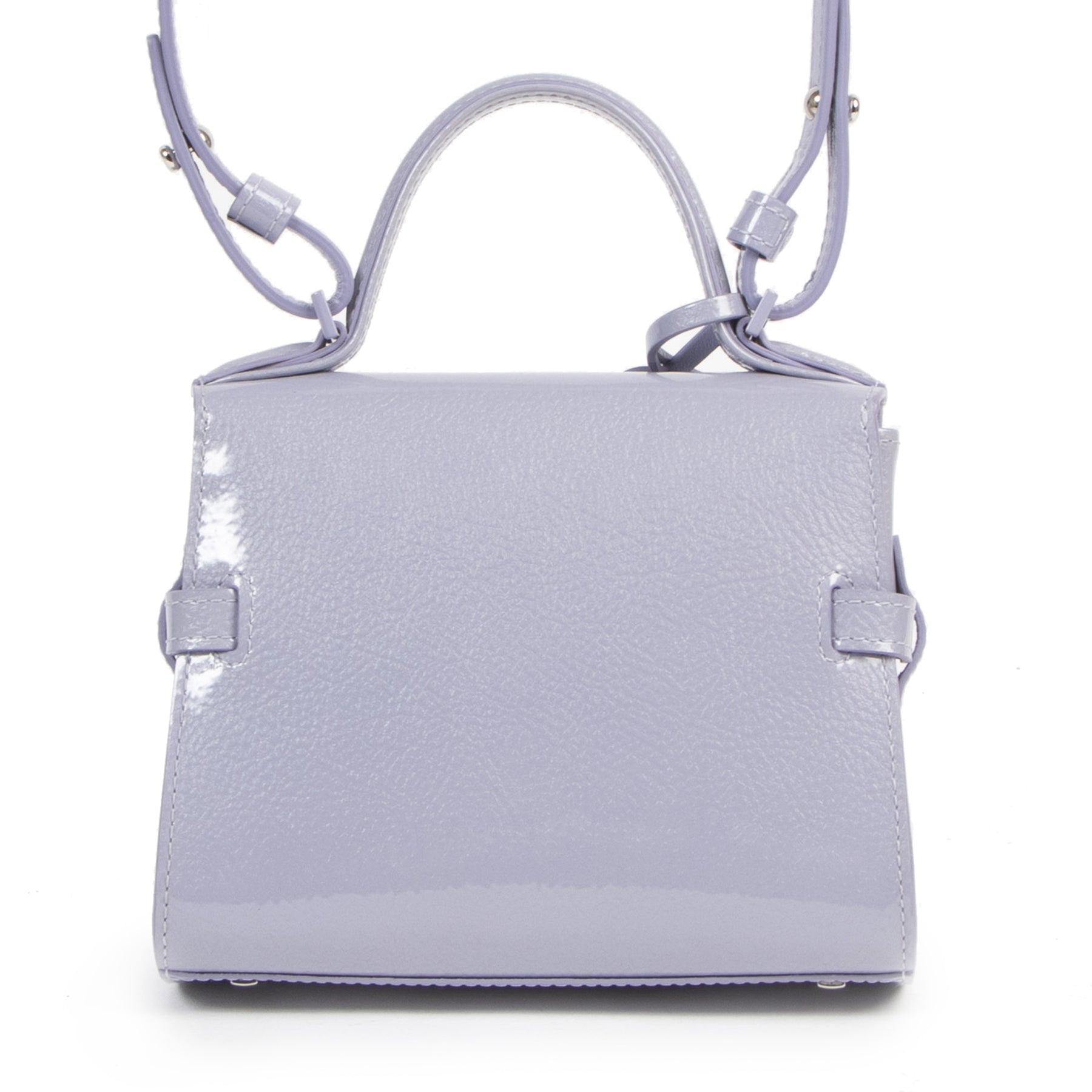acheter en ligne seconde main Delvaux Tempête Lilac Micro Crossbody Bag