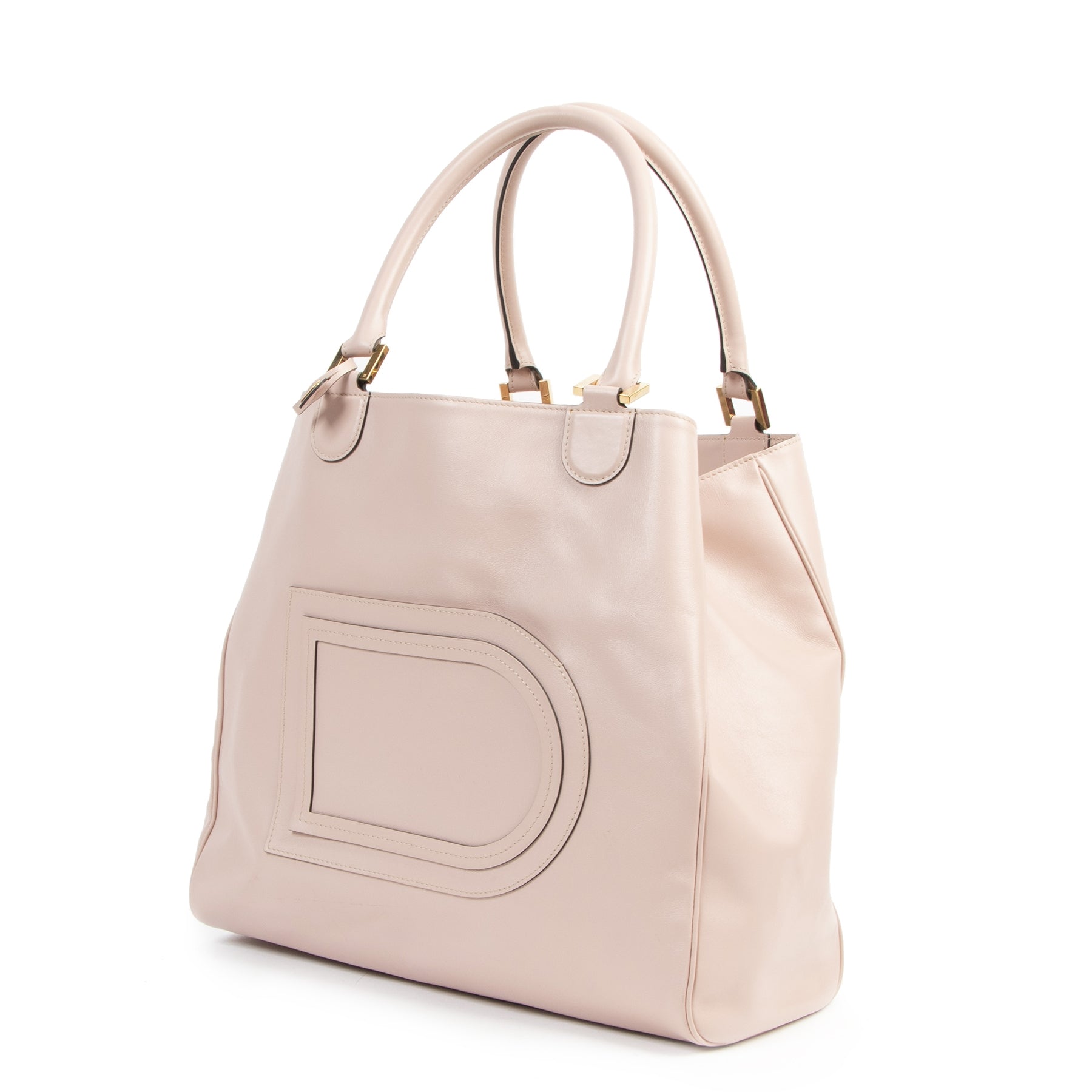 Delvaux Poudré Pink Le Louise GM Shoulder Bag kopen en verkopen aan de beste prijs bij Labellov tweedehands luxe in Antwerpen
