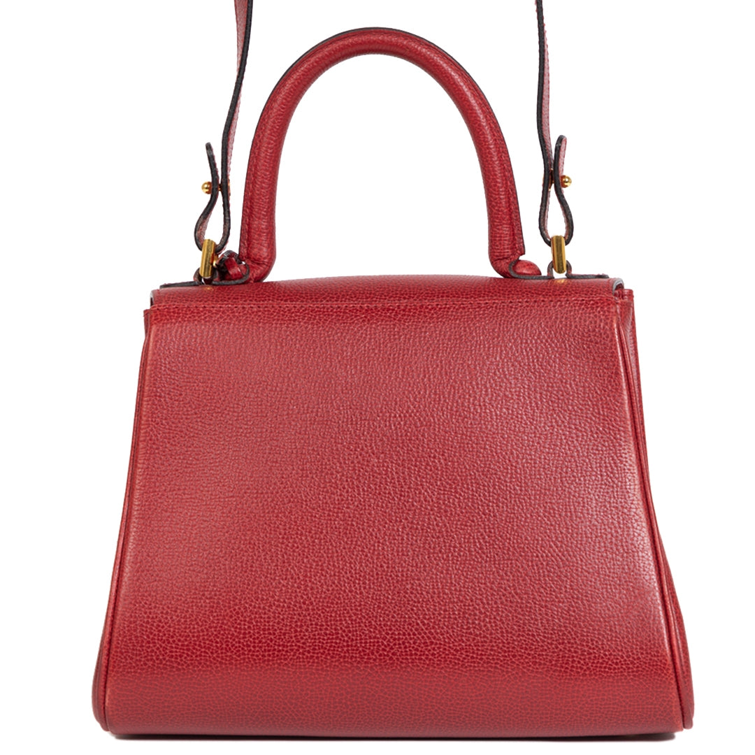 Delvaux Brillant PM Red + Strap