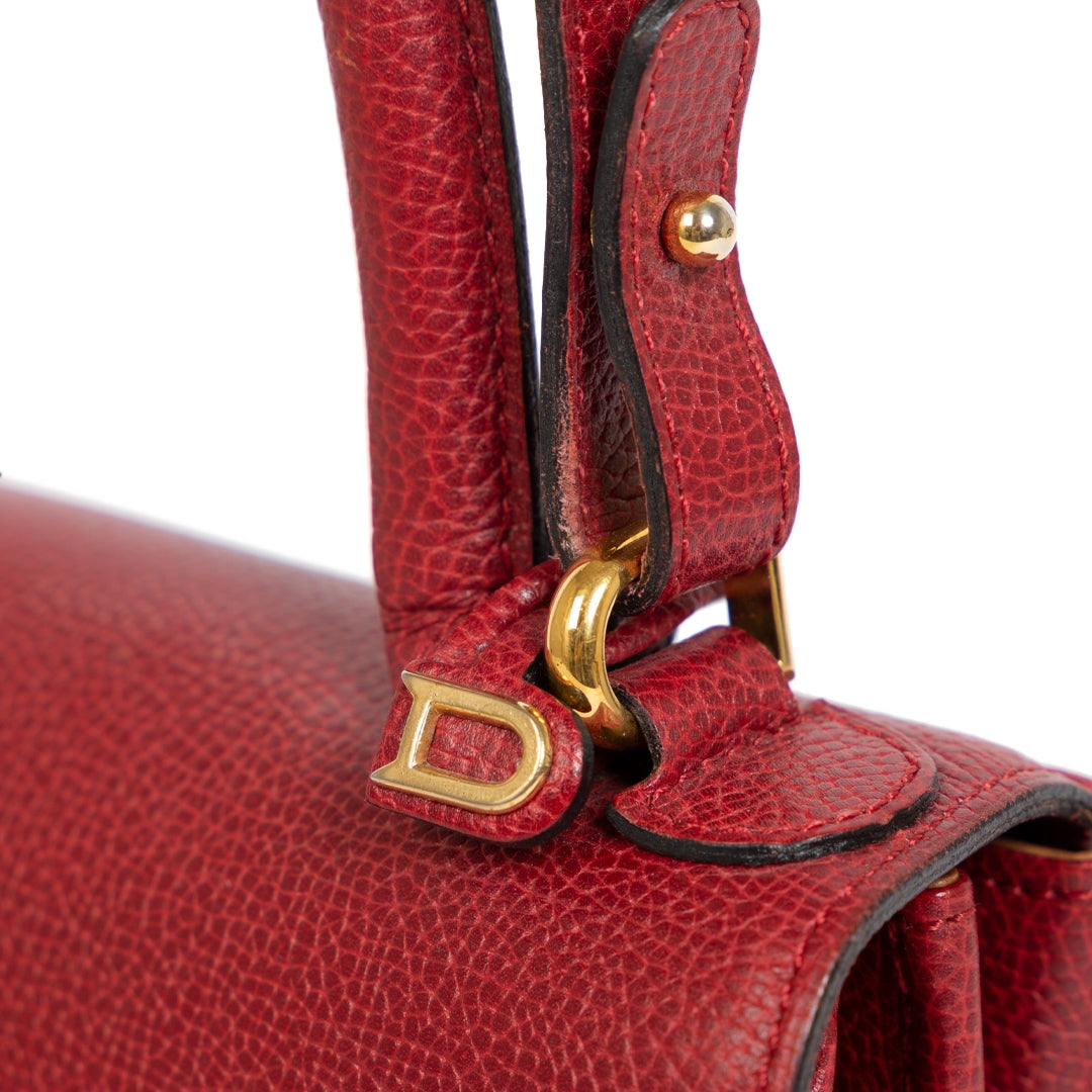 Delvaux Brillant PM Red + Strap