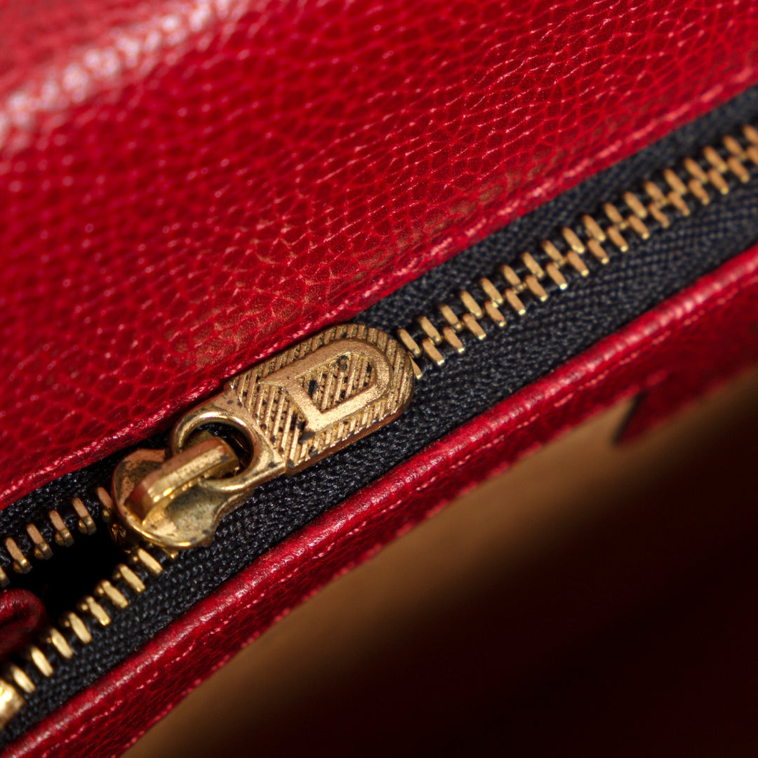 Delvaux Brillant PM Red + Strap
