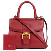 Delvaux Brillant PM Red + Strap