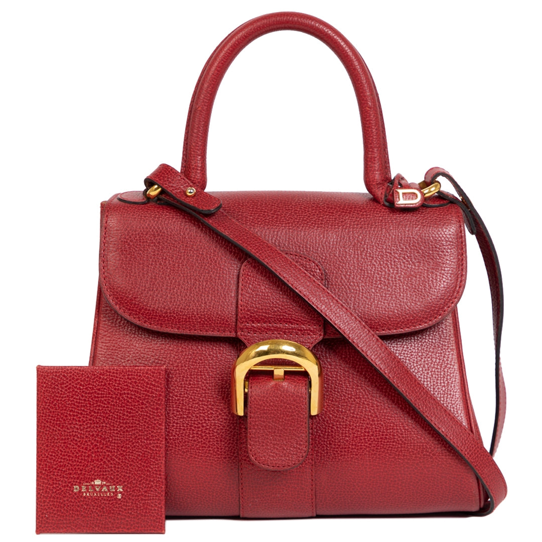 Delvaux Brillant PM Red + Strap