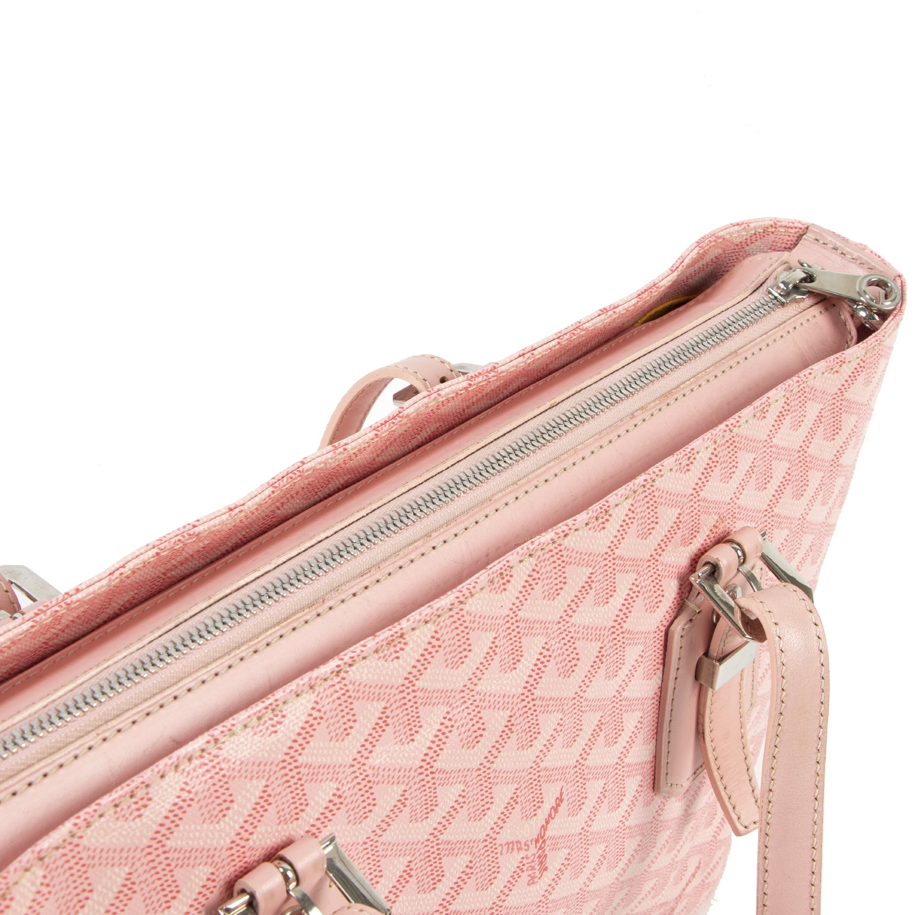 acheter en ligne secodne main Goyard Soft Pink Marie Galante Tote