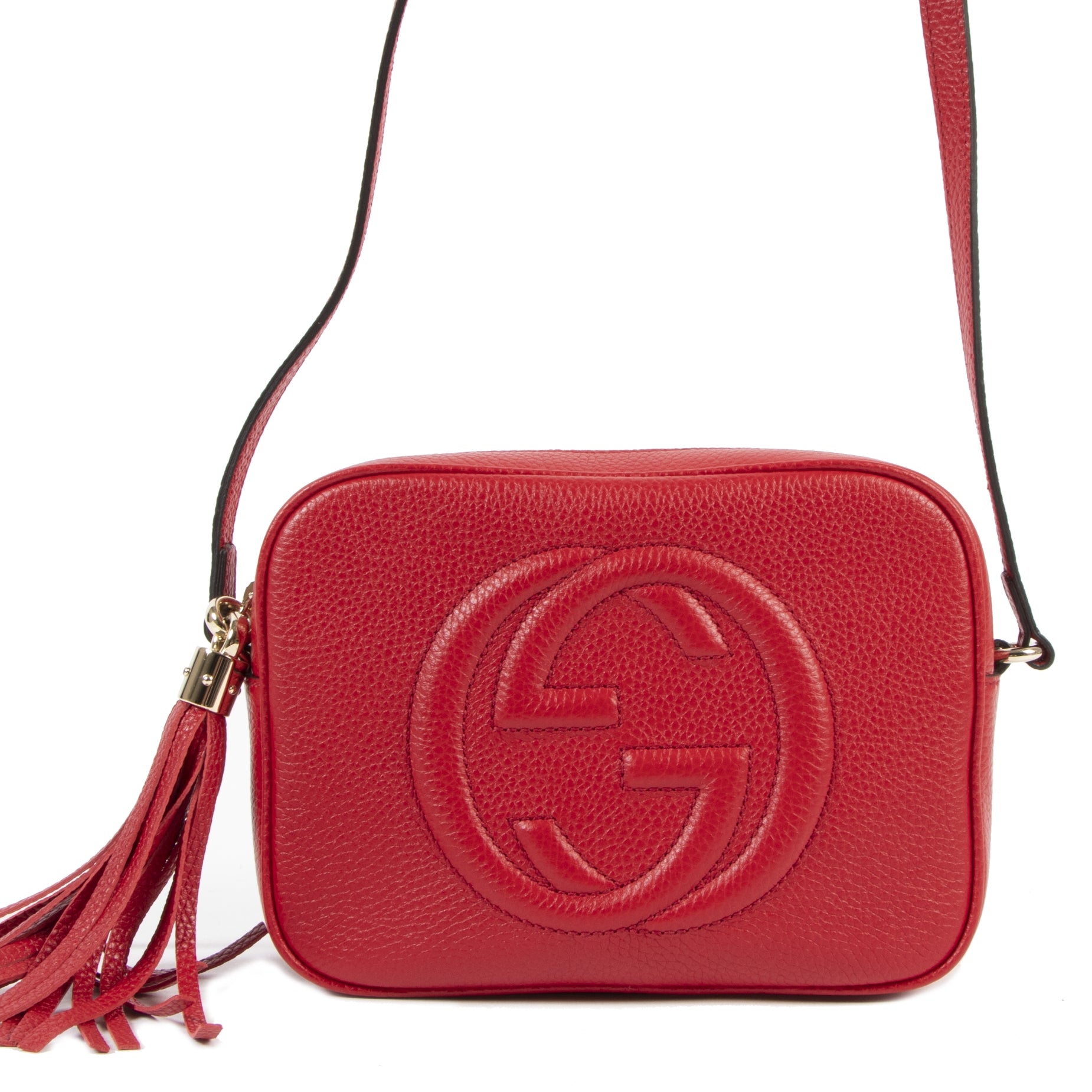 Gucci Soho Disco Red Crossbody Bag