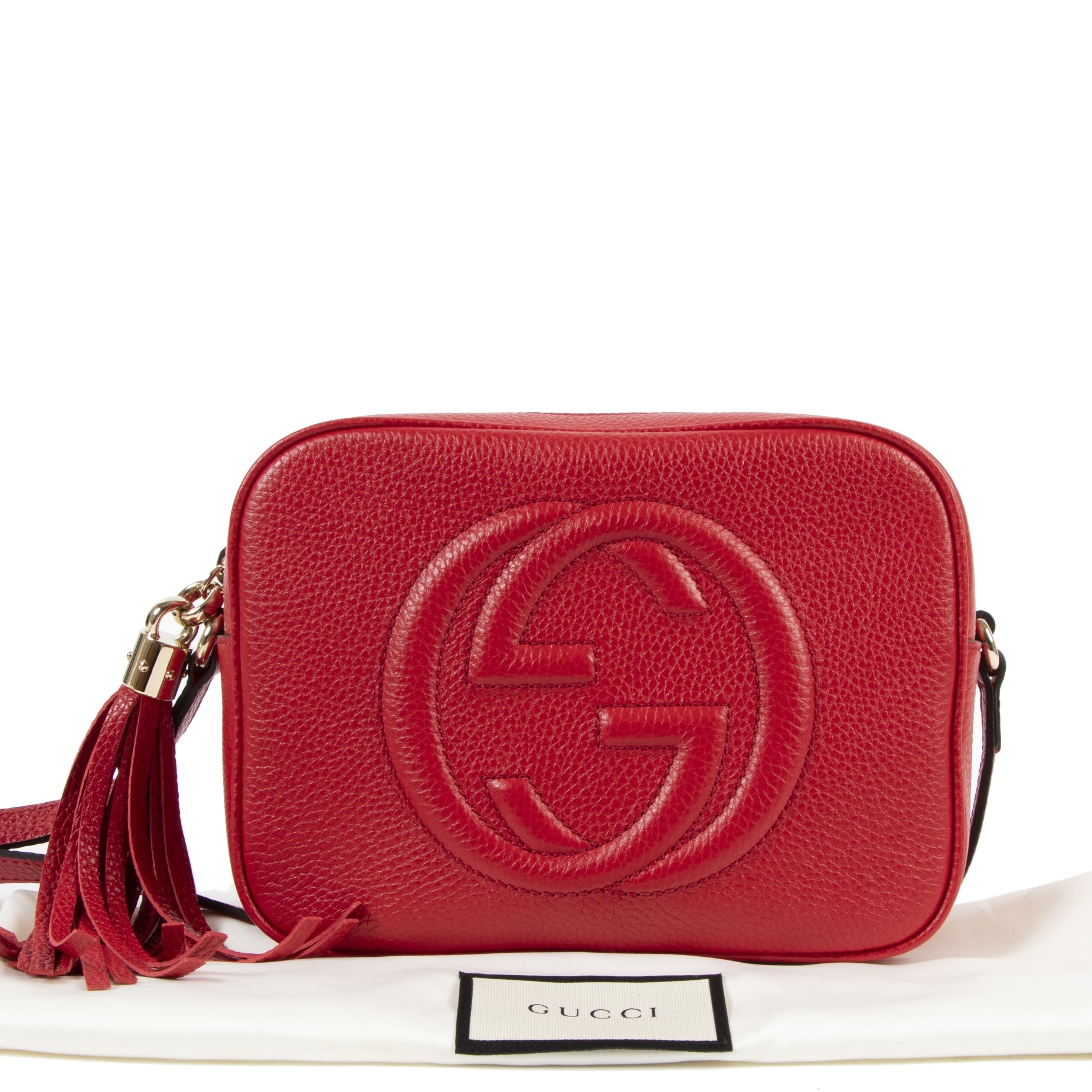 Gucci Soho Disco Red Crossbody Bag