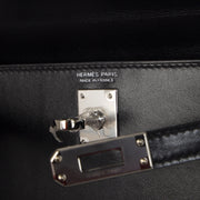 Hermès Kelly II Mini Black Box Calf PHW kopen en verkopen aan de beste prijs online