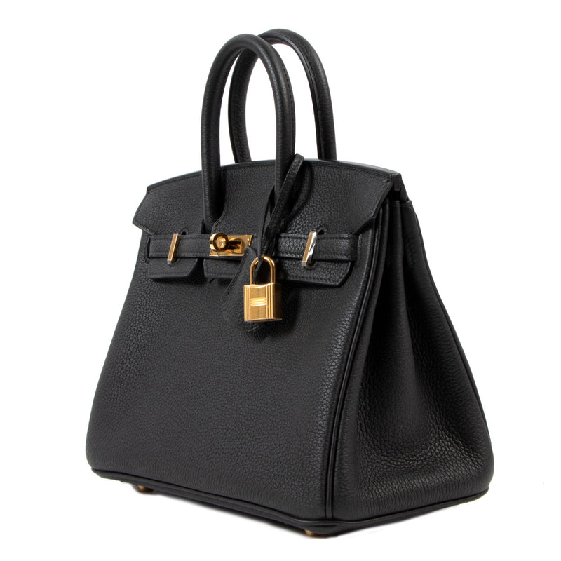 Hermès Birkin 25 Black Togo GHW