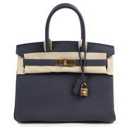Hermès Birkin 30 Bleu Nuit Togo GHW pour le meilleur prix chez Labellov à Anvers