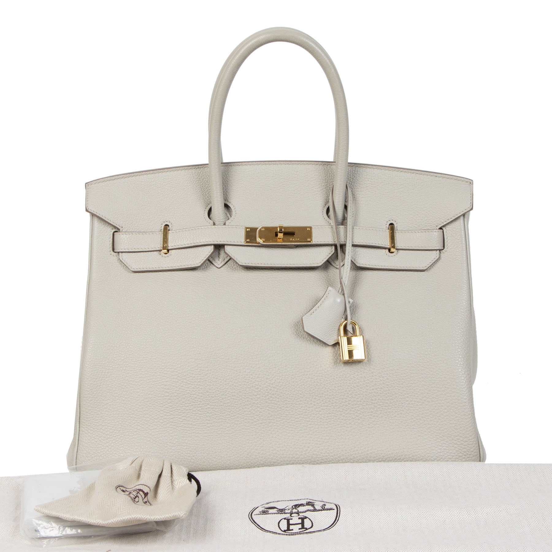 Hermès Birkin 35 Gris Perle Togo GHW pour le meilleur prix chez Labellov à Anvers Belgique