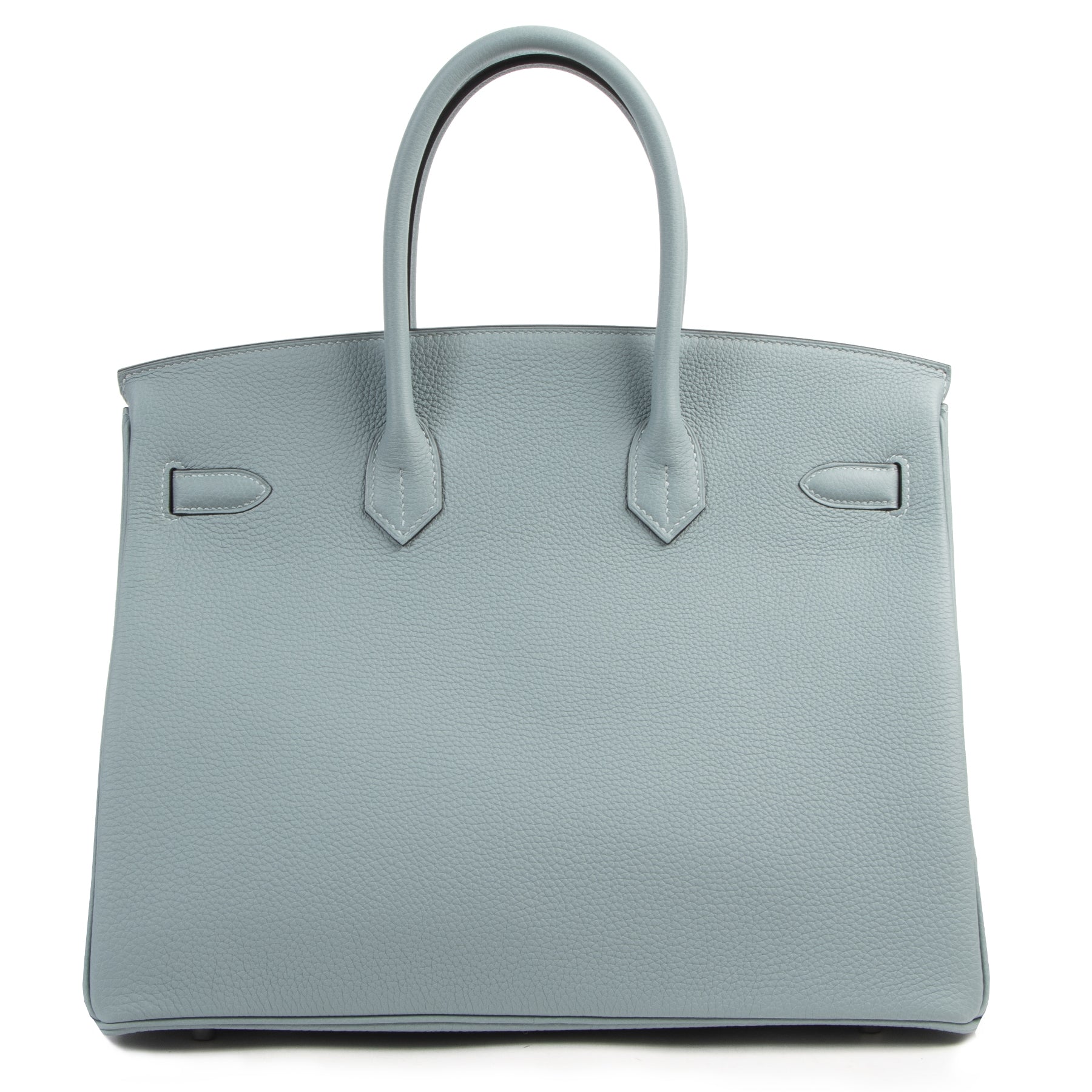 100% authentic Hermès Birkin 35 Ciel Togo PHW