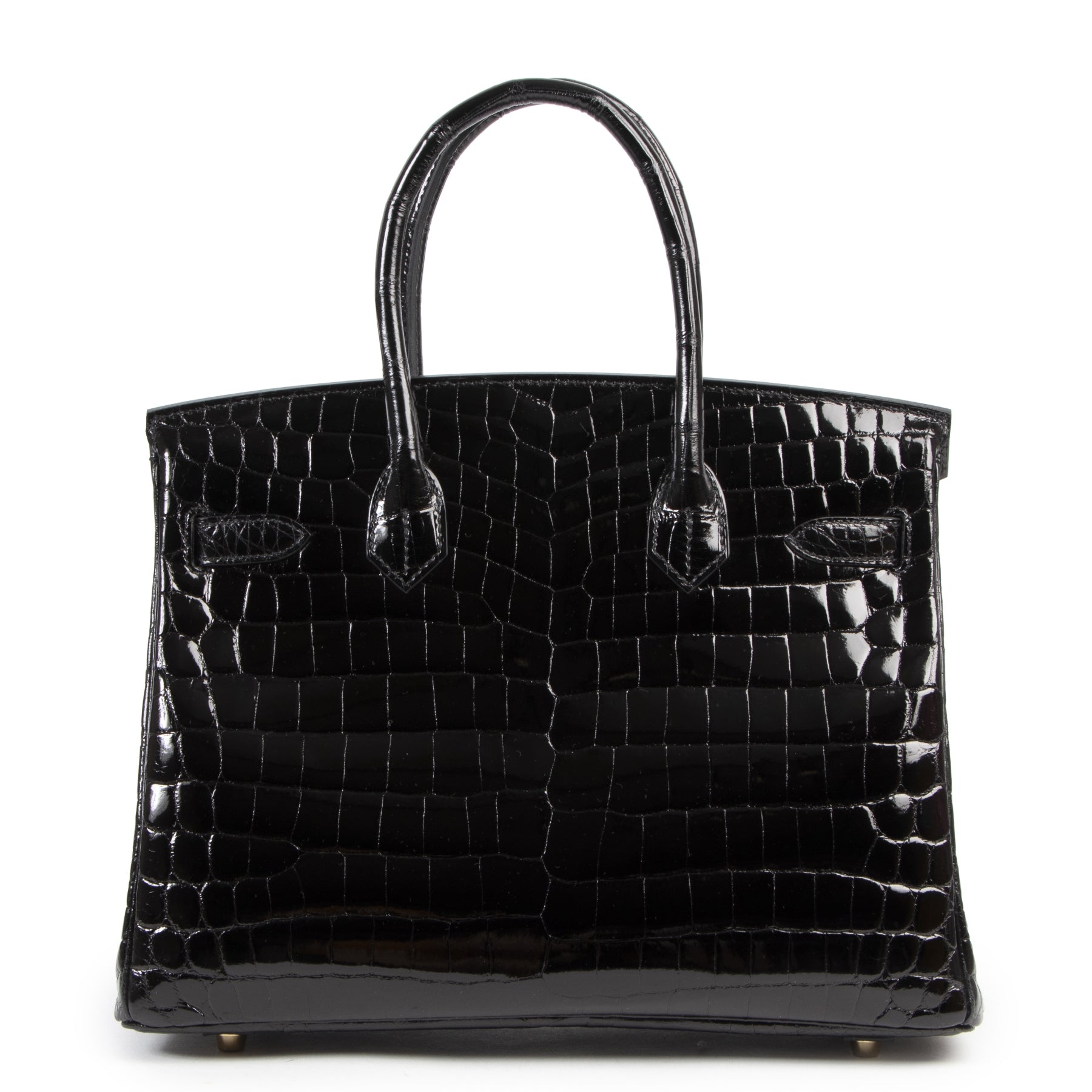 Hermès Birkin 30 Crocodile Niloticus Lisse Noir GHW